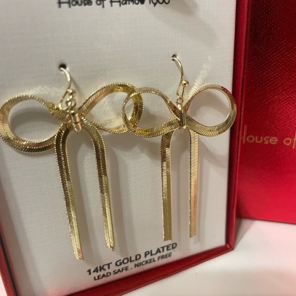 House of Harlow Bow Earrings - Picture 3 of 3
